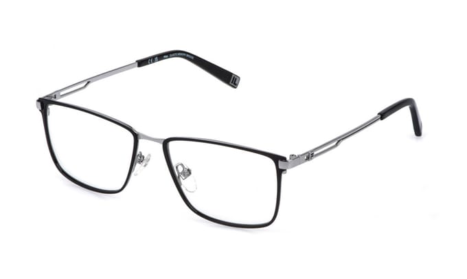 Fila VFID17 Palladio c/parti nero lucido 57/17/145 MAN Brilmonturen