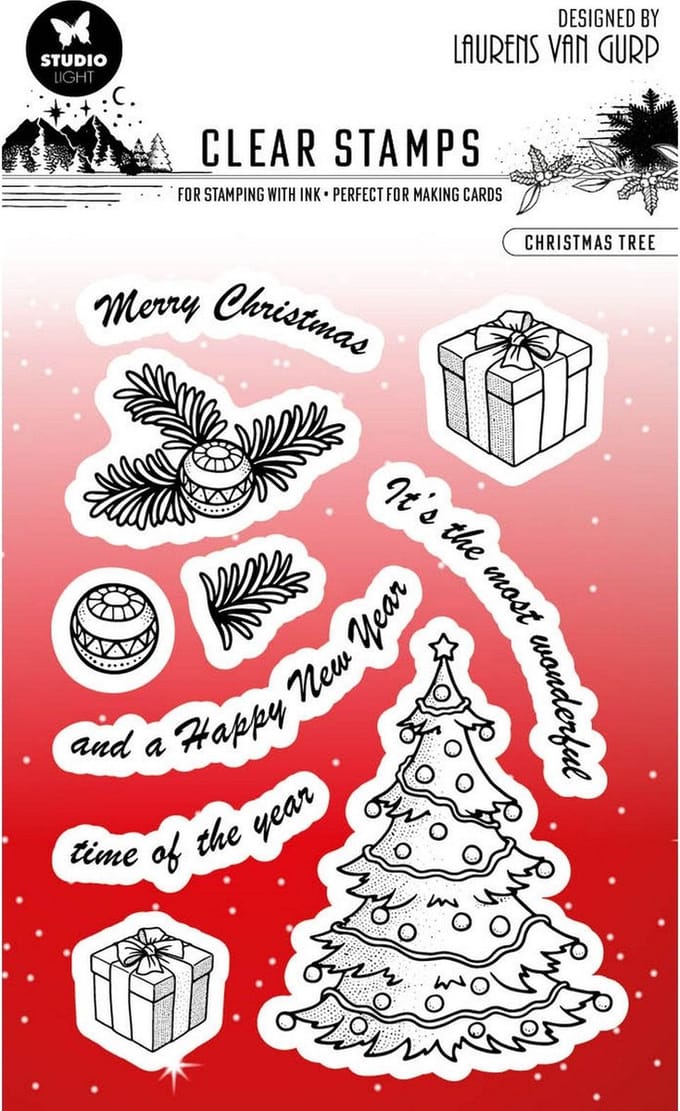 Studio Light Essentials Clear Stamp Christmas tree
