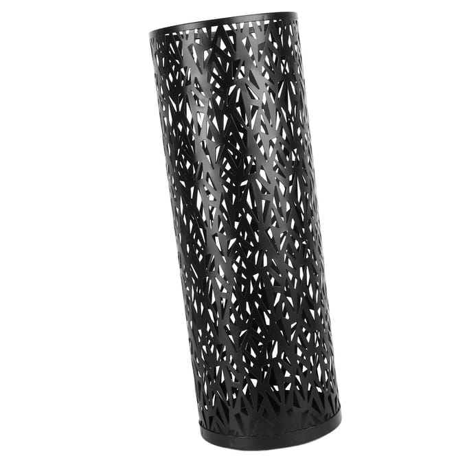 Paraplubak Rek voor Entree Metaal Hol Vrijstaand Rond Parapluhouder Organizer Bak Small goud
