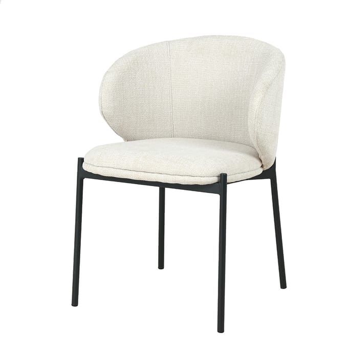 Milton & Oldbrook Eetkamerstoel Amarante Wit