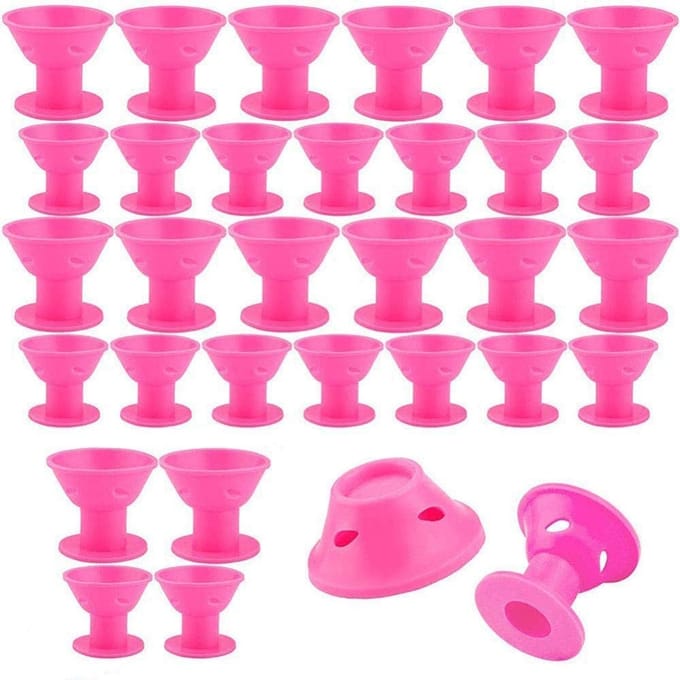 Dailygoods - Krulspelden voor Grote Krullen - Magic Curler Set zonder Hitte
