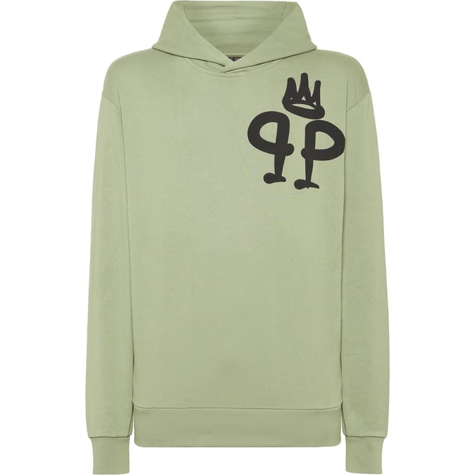 Sweatshirt Met Capuchon King Plein