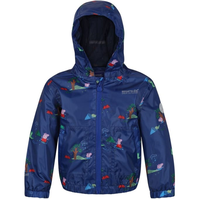 Regatta Muddy Puddle Peppa Pig Waterdichte Jas voor kinderen/Kinderen (Koningsblauw)
