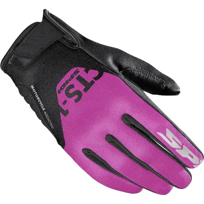 Spidi Cts-1 Dameshandschoenen Zwart,Paars M Vrouw