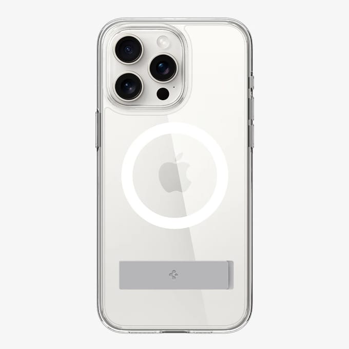 Spigen Ultra Hybrid S MagSafe voor de Apple iPhone 15 Pro Max - Transparent