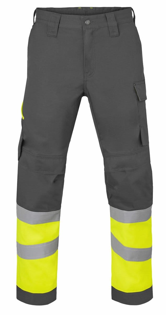 HAVEP Werkbroek High Vis 80573 - Charcoal/Fluo Geel - 50