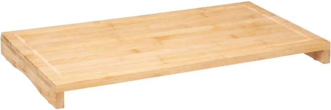 5Five snijplank rechthoek - 52 x 28 cm - van bamboe hout - Serveerplank - Broodplank