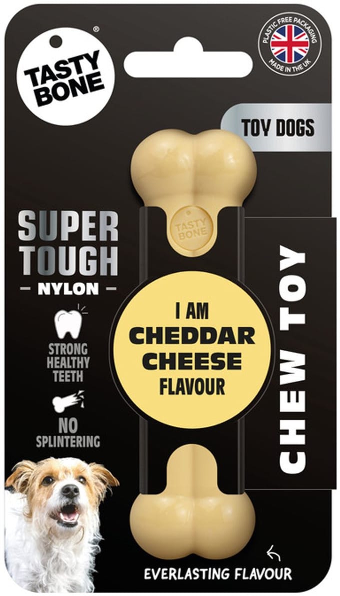 TastyBone - Toy- Cheese - Hond - Kauwspeelgoed - Vegan - Kluif - Nylabone