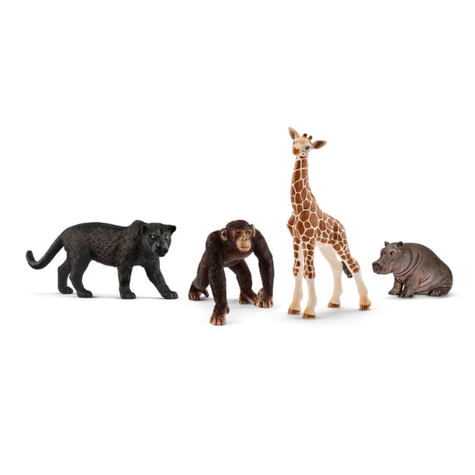 Top1Toys Schleich 72162 Wild Life Figures Playset 4 Dieren