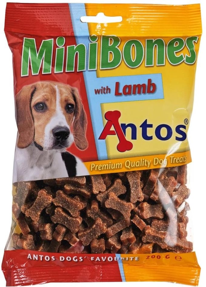 Antos Mini Bones Duo Lam - hondensnoepjes - 200 gram
