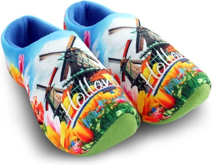 Klomppantoffels Windmolens Holland - Maat 31-35