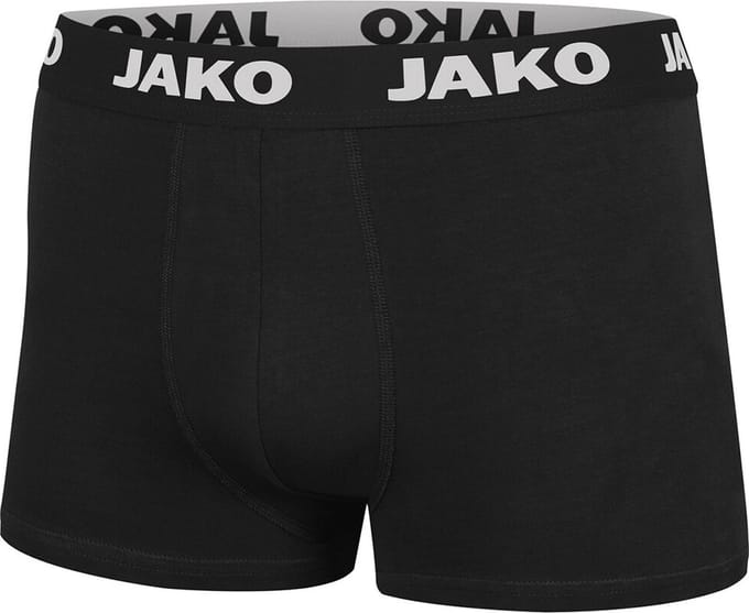 Jako Basic - 2-Pack Boxershort Functioneel Heren - Zwart | Maat: L