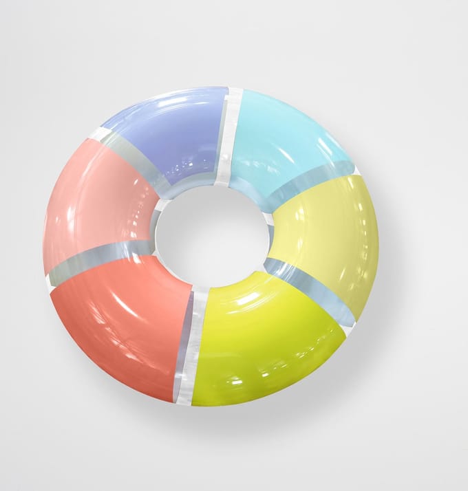 Sunnylife - Pool Floats Zwemband Rainbow Gloss - PVC - Multicolor -