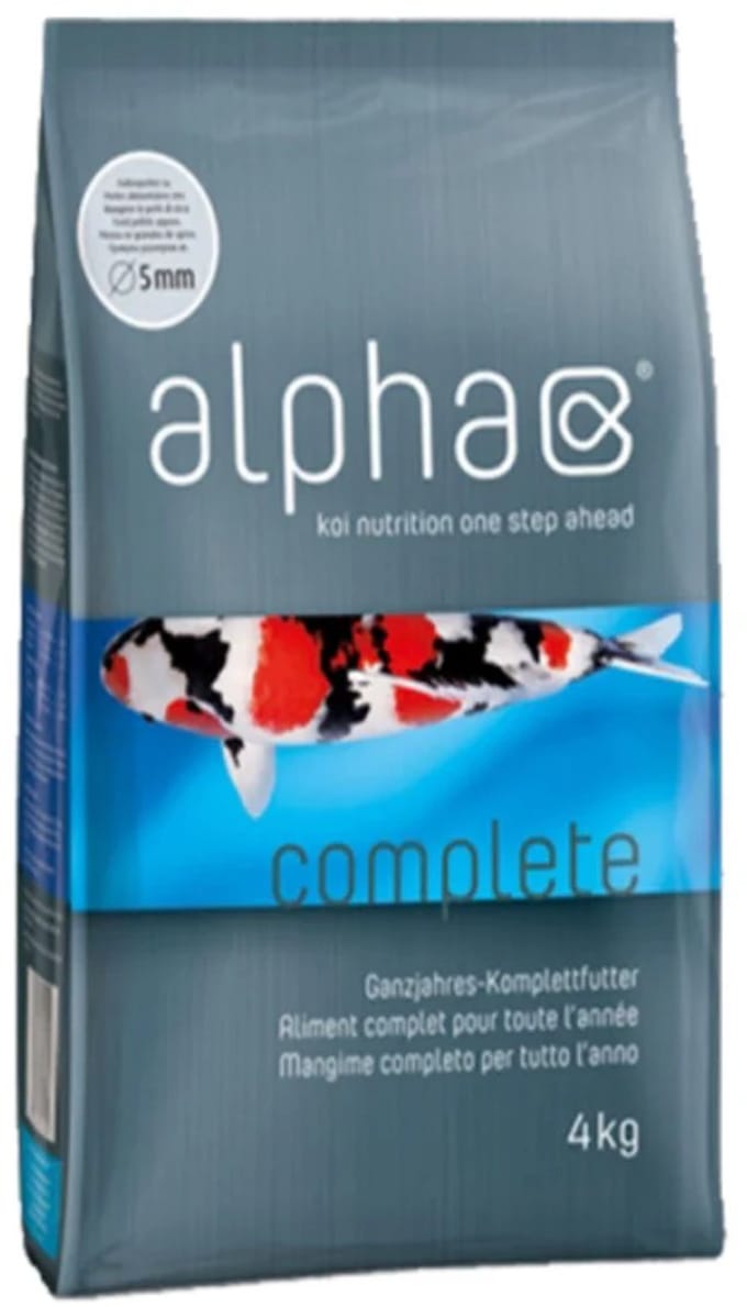ALPHA COMPLETE PREMIUM - 4kg - 5mm - Koivoer - Complete Voeding - Gezonde Vissen