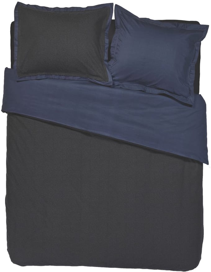 MOOOI Calligraphy Bird dekbedovertrek - Lits-Jumeaux - 240x200/220 - Blauw