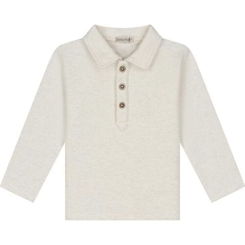Sweet Petit peuter polo Nathan Soft Ecru Melange 122 heren