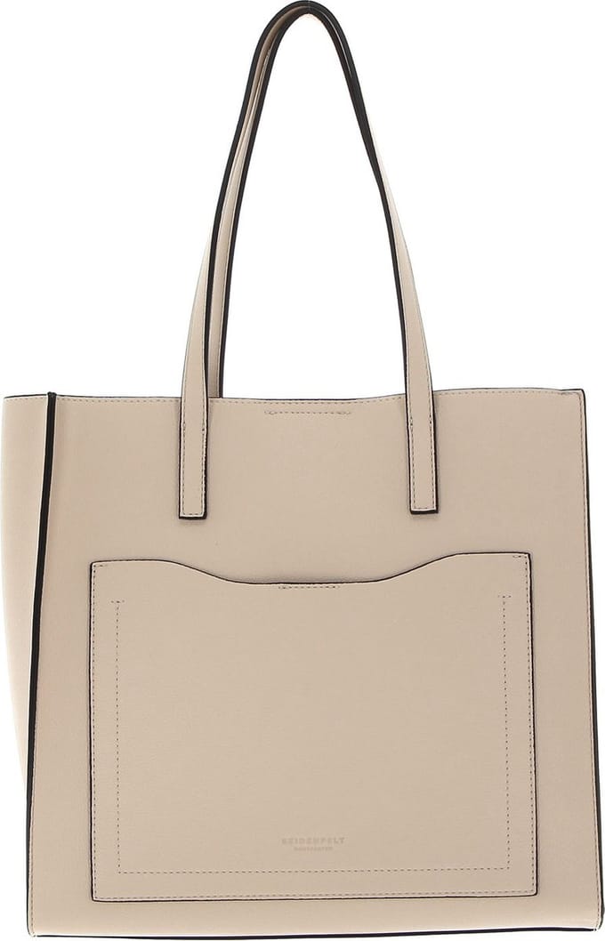 SEIDENFELT MANUFAKTUR Schoudertas Halsa Shopper Warm Beige Crème