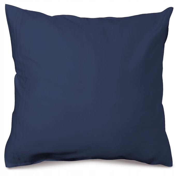 Matex Satijnen Kussensloop 40x40 cm - Navy Blauw Effen