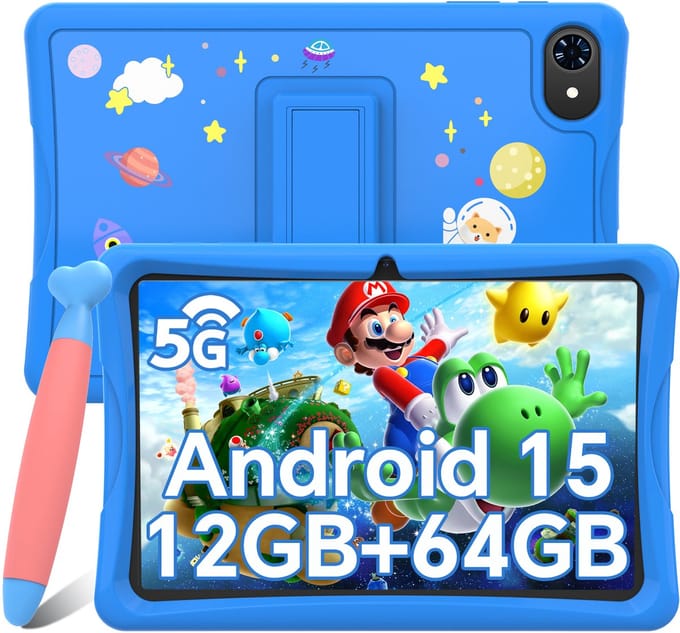 TABWEE K10 Tablet - 10 inch - 12RAM - 64ROM -5000mAh - Android 15 - Blauw