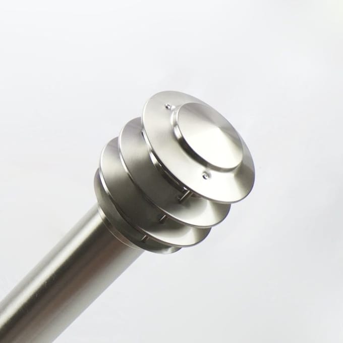 LED Tuinverlichting - Buitenlamp - Staand - RVS - E27 - Rond