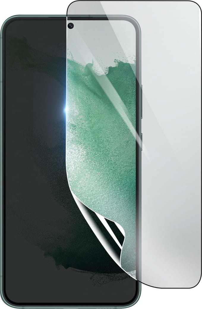 3mk, Geschikt voor Samsung Galaxy S22 Plus, Schokbestendige Hydrogel Screenprotector, Transparant