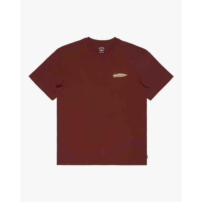 Billabong Runner Up T-shirt Met Korte Mouwen Rood M Man
