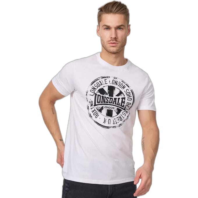 Lonsdale T-shirt Dildawn T-shirt, normale pasvorm, set van twee