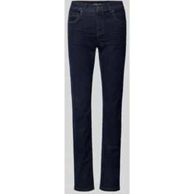 Straight fit jeans met stretch, model 'Cici'