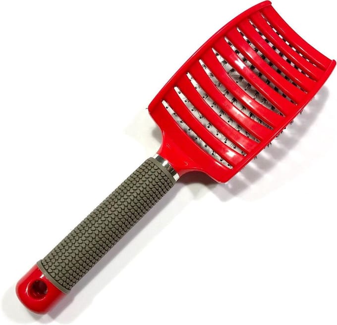 Jumada's - Anti klit Haarborstel - Haarverzorging - Rood