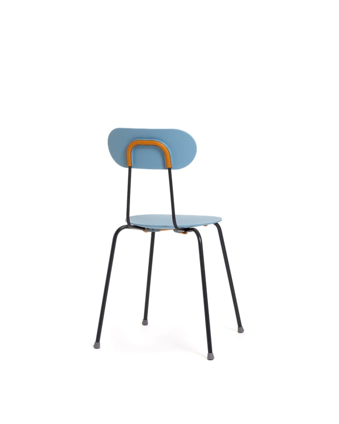 Magis Mariolina Stoel - skyblue - antraciet
