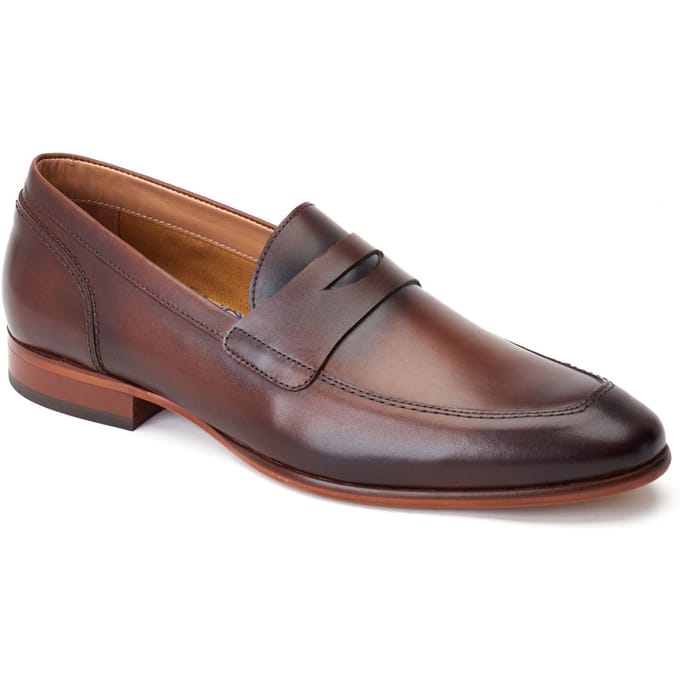 Base London Bruno Leren Heren Boombijn Loafers