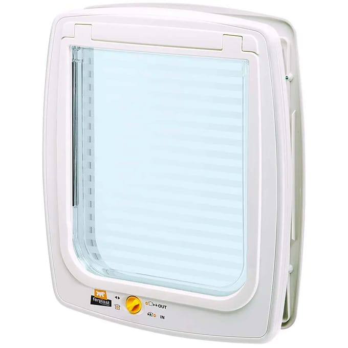 Ferplast - Dog Door Swing 15 4way - White - Medium to Large