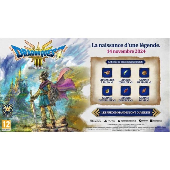 Square Enix Dragon Quest III HD-2D Remake (Nintendo Switch) Meertalig