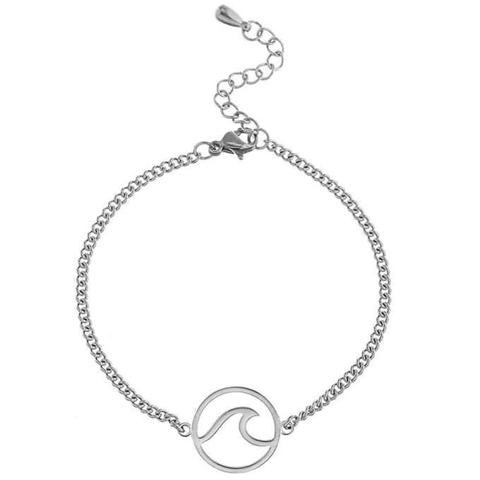 Victorious Dames Armband Zilverkleurig – Golf – 14 t/m 18cm