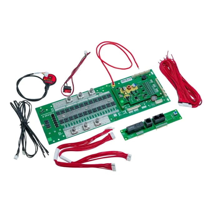 BMS-module HES LiFePO4 16S 200A set. Powerbank-bal 2A
