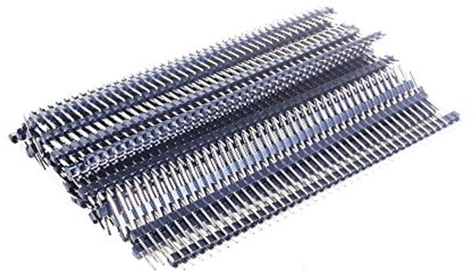 2,54 mm Pitch Rechte Enkele Rij Header Connector 1x40 Pins - 50 Stuks