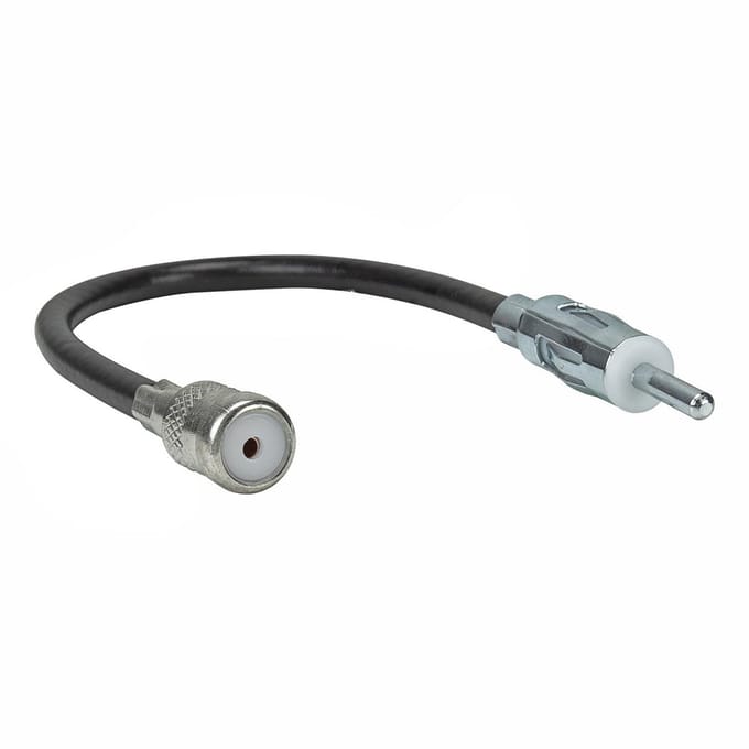 Antenneadapter DIN naar ISO met kabelverlenging 20 cm