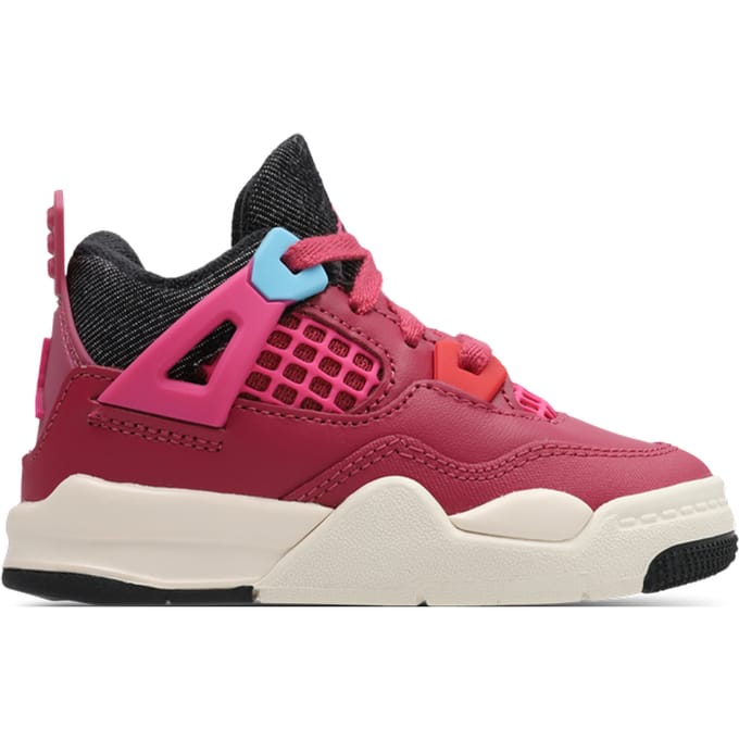 Jordan Retro 4 Babyschoenen - Paars - Maat 23.5 - Leer