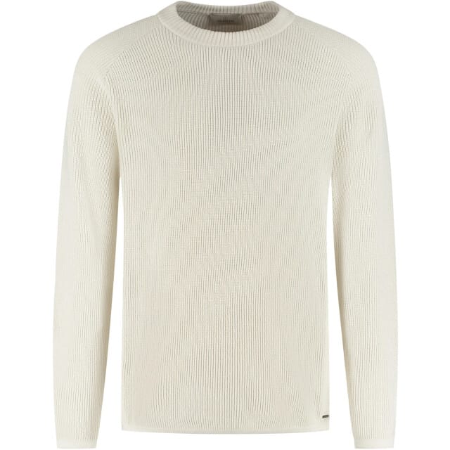 Dstrezzed Ds-chenille Crewneck Silver Birch Maat: M | Sweaters Outlet | Heren | Wit