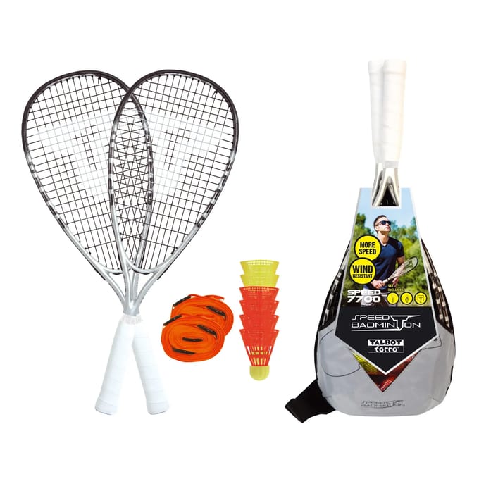 Schildkröt speed badminton set - premium rackets en shuttles.