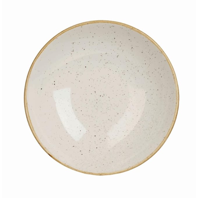Churchill Stonecast Barley White Coupe Kom 18.2cm (12 stuks)