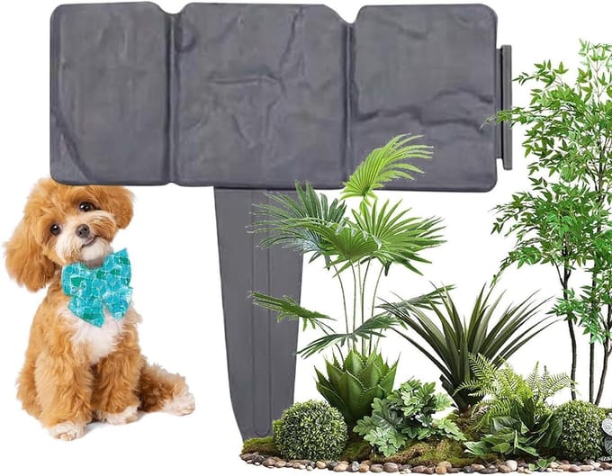 Stenen Omheining - Decoratieve Rand - Tuin Afscheiden - Weerbestendig Ontwerp - 26 cm - Meerkleurig