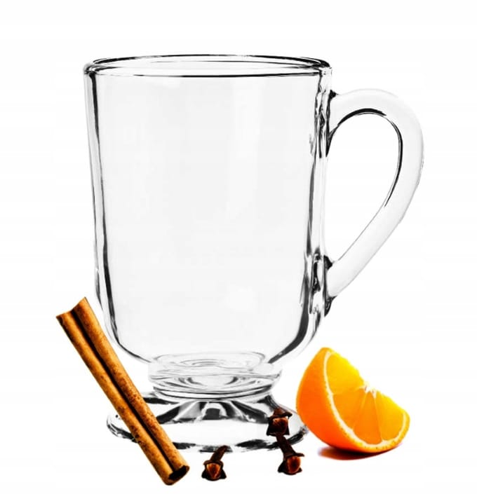 Galicja Allo Serie - Theeglas - 300 ml - Ergonomisch Handvat - Transparant