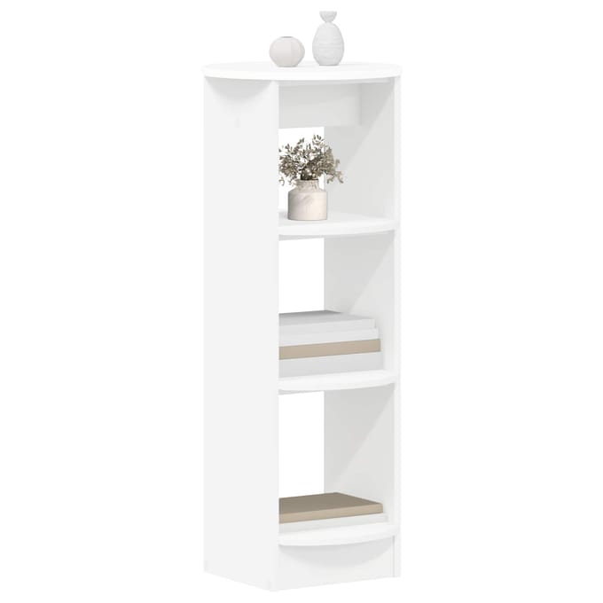 vidaXL - Bijzetkast - Wit - 40 - x - 40 - x - 100 - cm - Geconstrueerd - hout