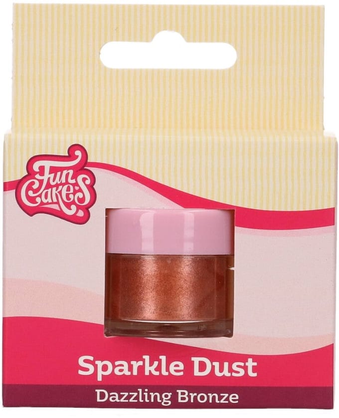 FunCakes Eetbare Kleurstof - Glanspoeder - Bronze - 3,5g