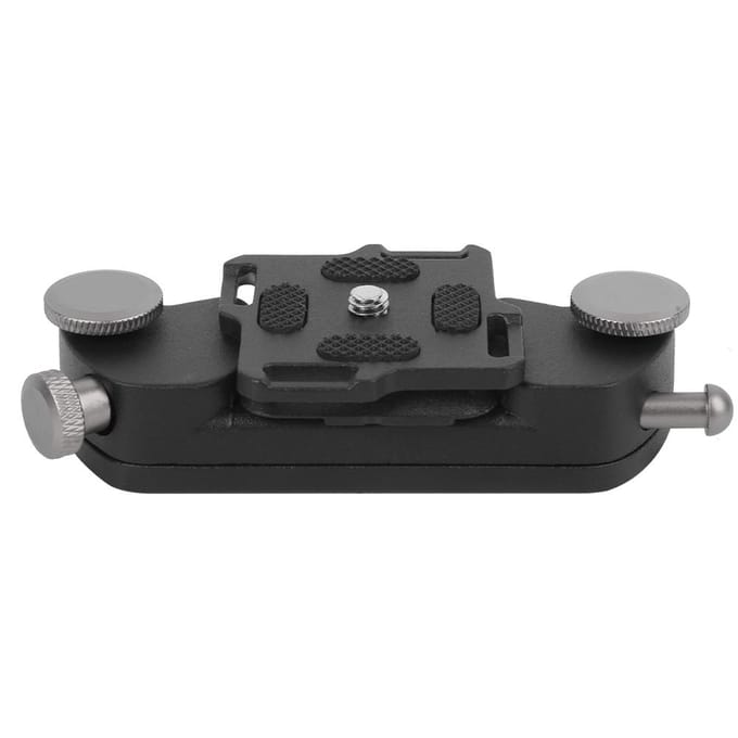 Camera Clip Snel Los te Koppelen Riem Aluminiumlegering Taille Gesp Accessoires voor DSLR zilvergrijze kleur