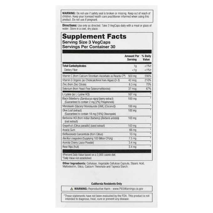 Immufight™, Ondersteuning van de Immuunrespons, 90 Plantaardige Capsules
