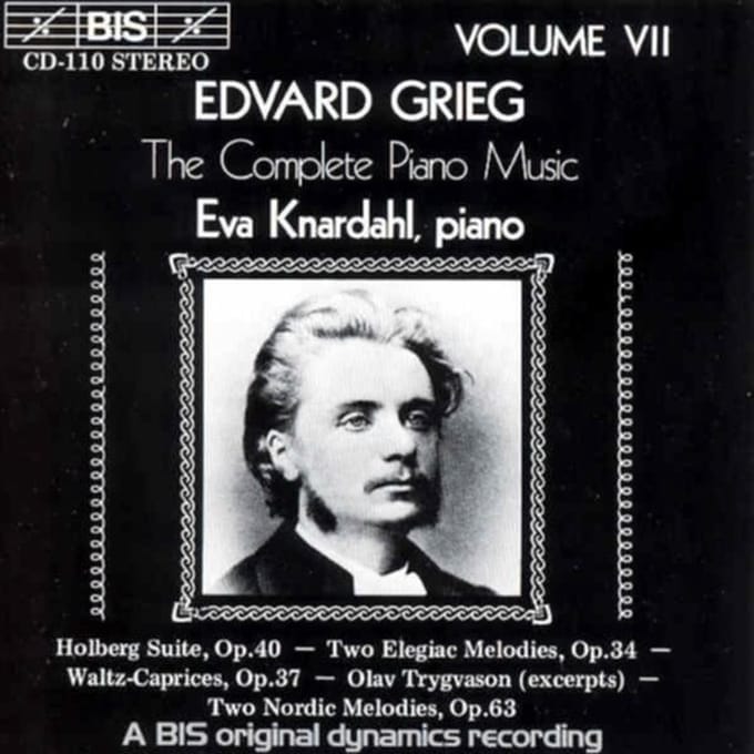 Eva Knardahl - Grieg: Fra Holbergs Tid, Op. 40 | 2 Elegisk (CD)