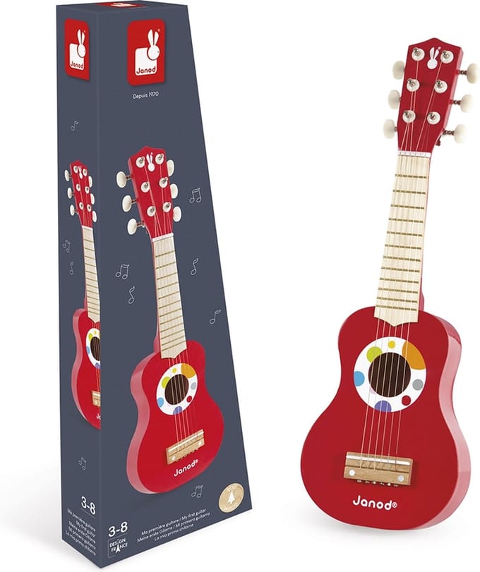 Janod - Confetti - Mijn eerste gitaar - Voor kleine muzikanten