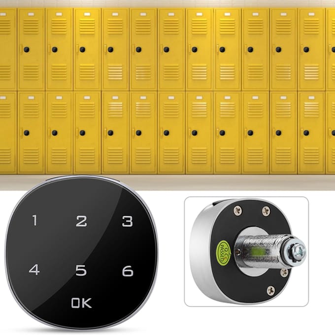 Elektronisch Kastslot Zinklegering Verbeterde Veiligheid Flexibele Instelling Digitaal Wachtwoord Sleutelloos Slot black